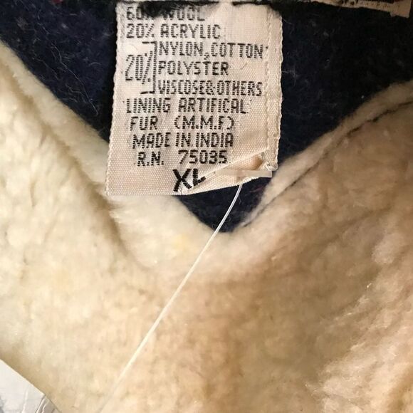 Paragraff Sherpa Lined Vest Vintage NWT - Picture 9 of 10